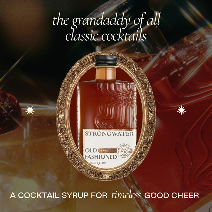 Strongwater – Old Fashioned Mix – Craft Syrup – 8 oz