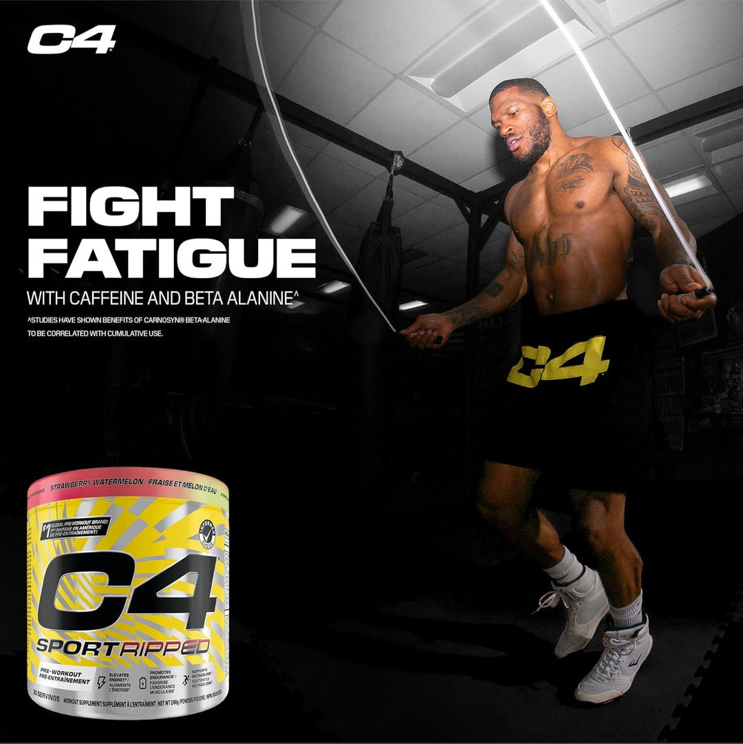 Cellucor – C4 Sport Ripped Pre Workout – Strawberry Watermelon – 30 Servings