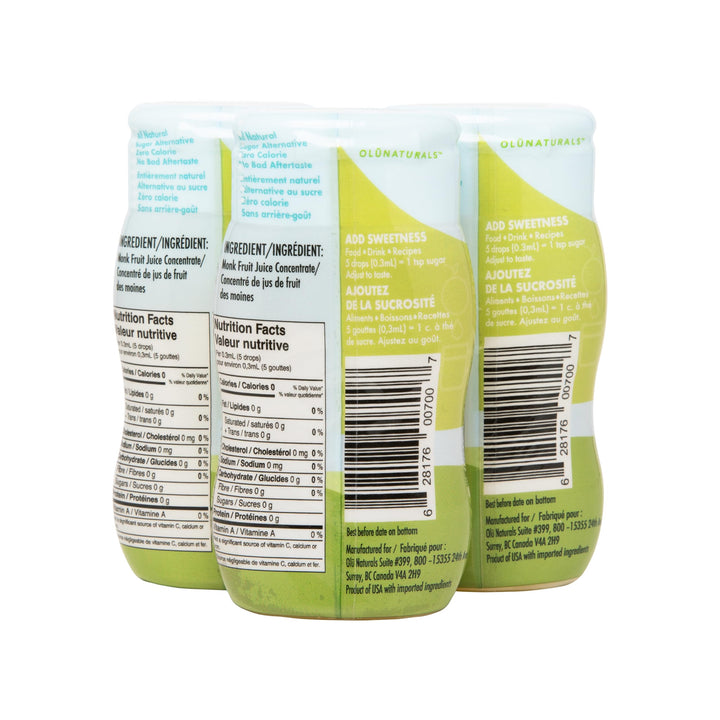 SweetMonk – Pure Monk Fruit Sweetener – Liquid – 50ml x 3