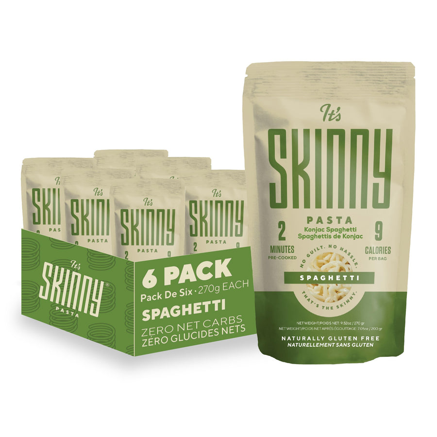 It’s Skinny – Low Carb Pasta – Spaghetti – 6 Pack – Keto-Friendly