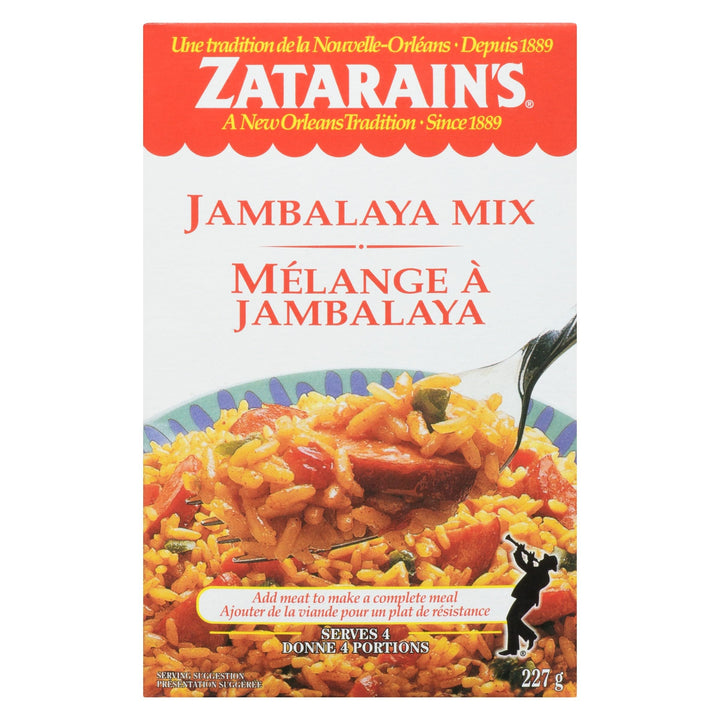 Zatarain's Jambalaya Mix, 227g (Pack of 8) – Authentic New Orleans Recipe - Canadian Distribution - Ships Free Within Canada on Orders Above CAD $199