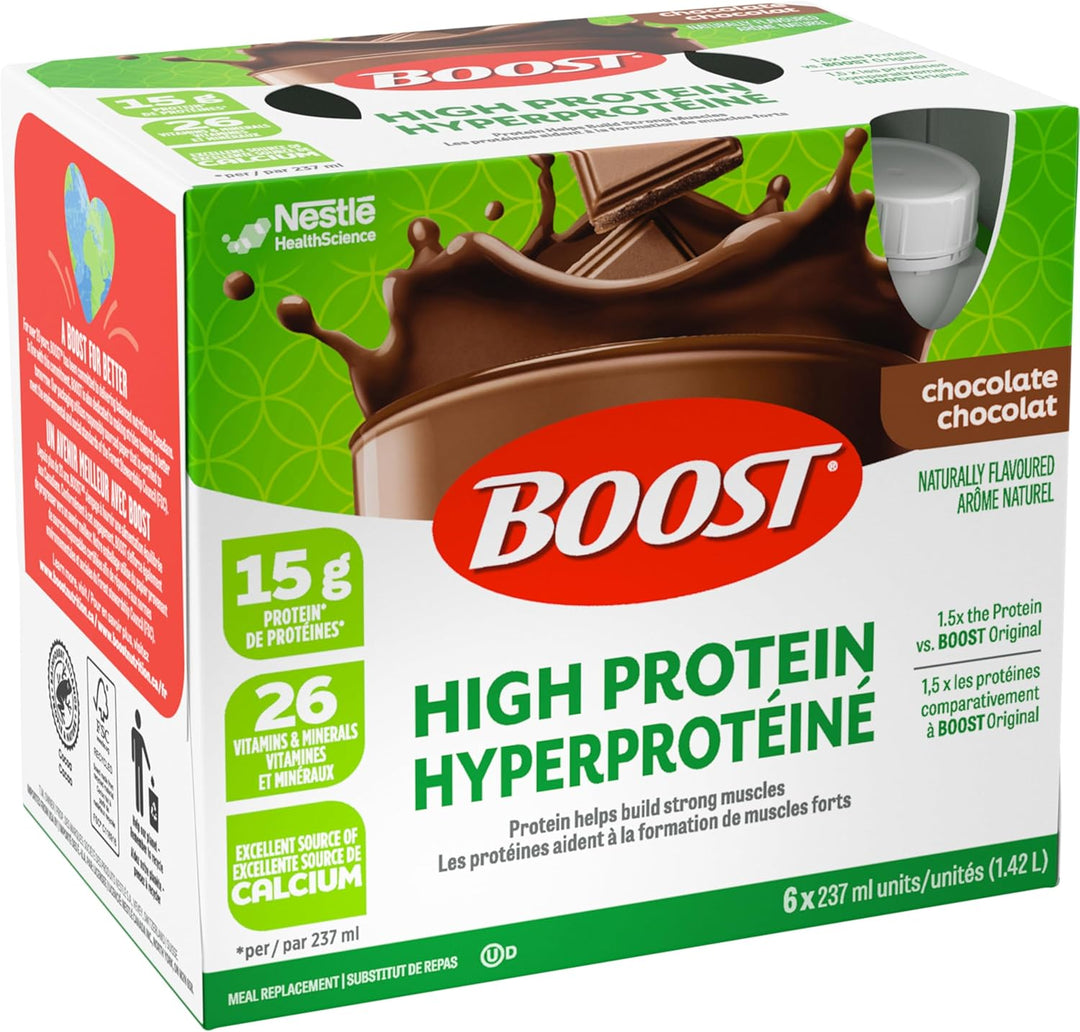 BOOST – High Protein Meal Drink – Chocolate – 24 x 237 ml