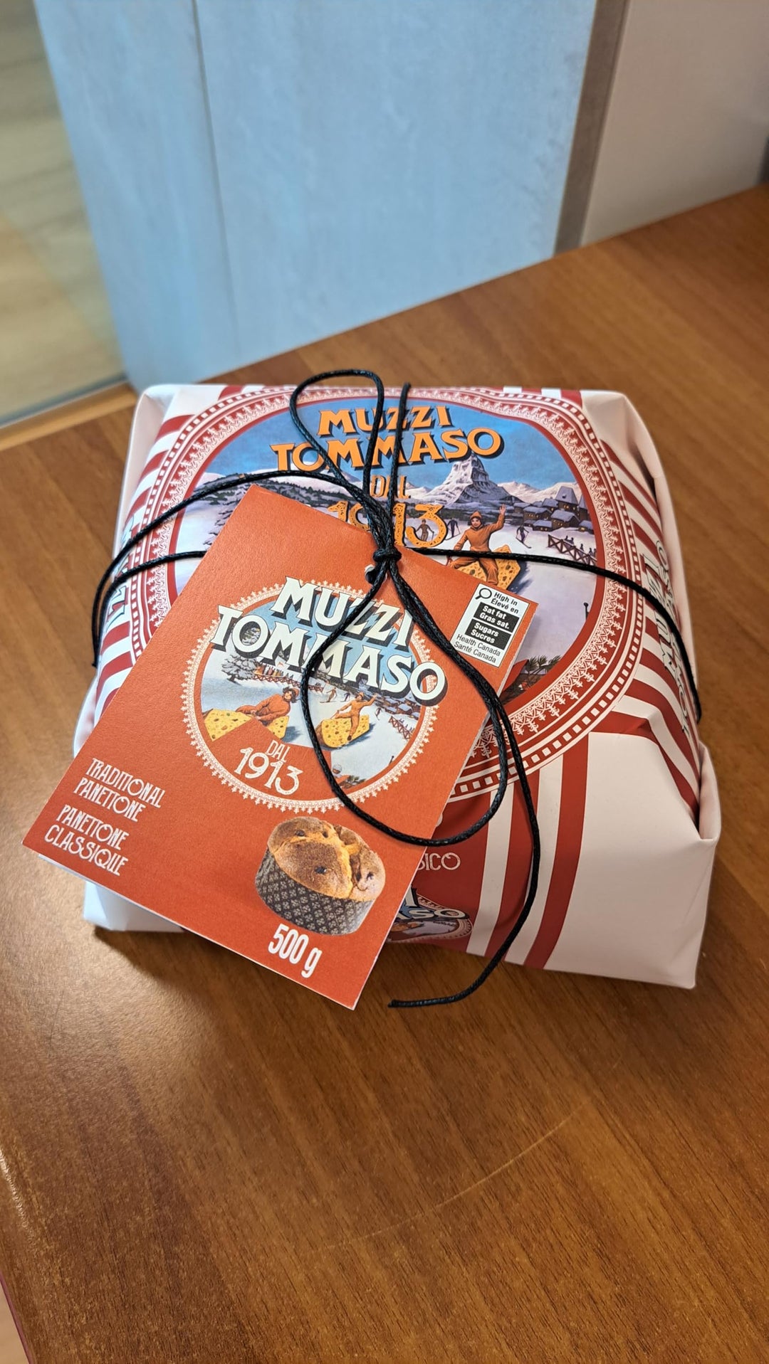 Fabbri – Tommaso Muzzi – Panettone – Traditional with Candied Fruit – 1.1 lb