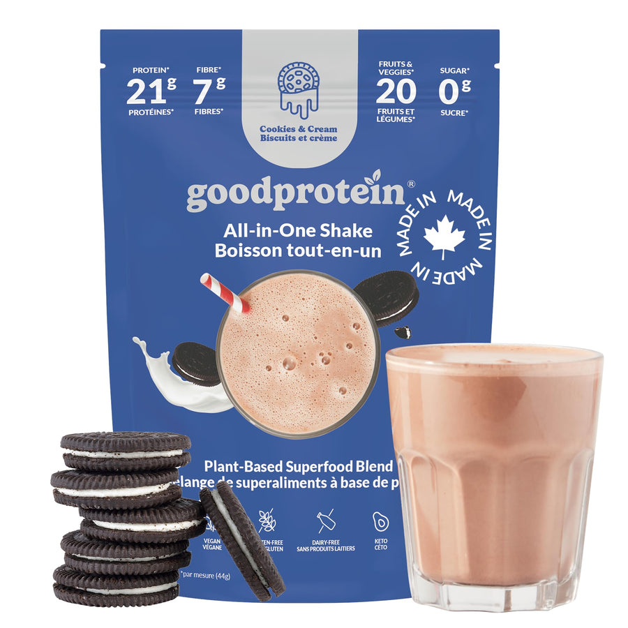 Good Protein - Cookies & Cream - Vegan Plant-Based Protein Powder - 440g