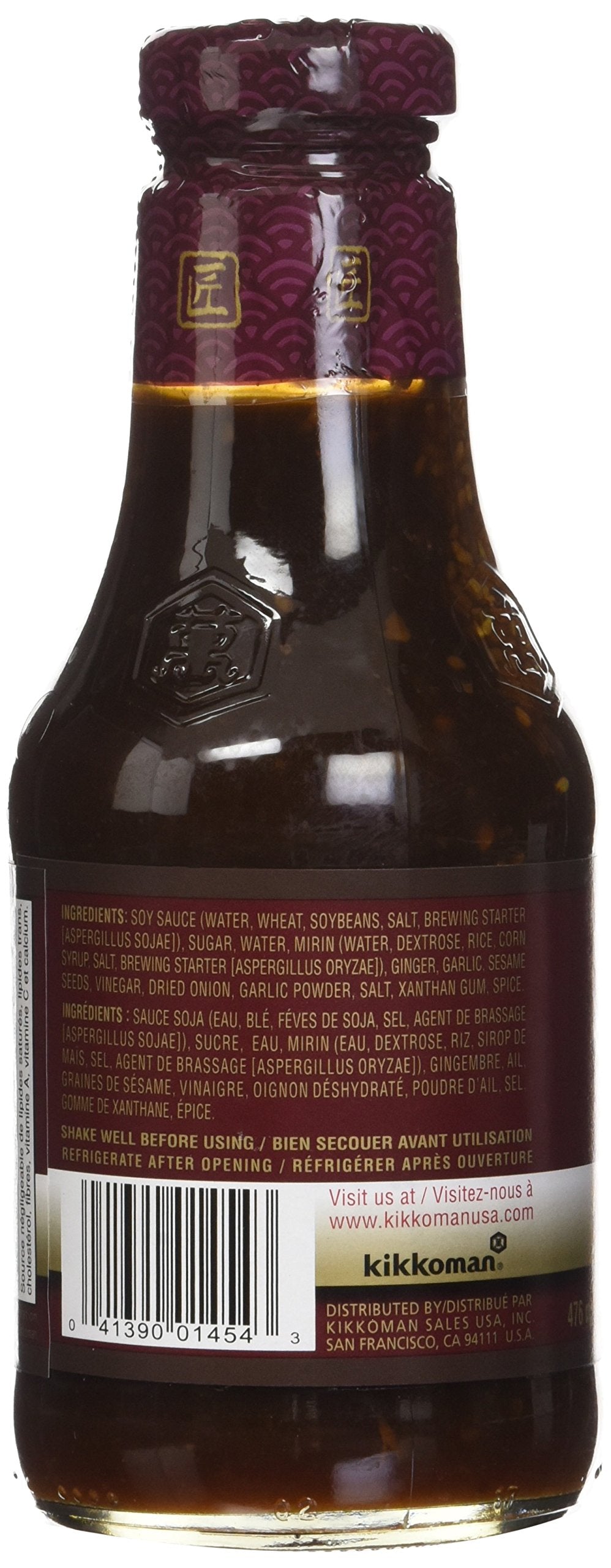 KIKKOMAN Teriyaki Takumi Original Sauce, 2 x 476ml - Canadian Distribution - Ships Free Within Canada on Orders Above CAD $199