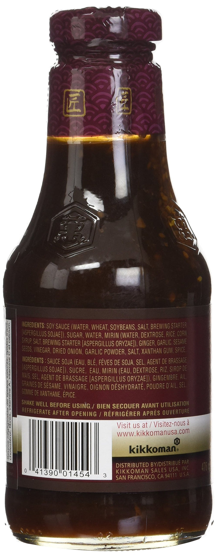KIKKOMAN Teriyaki Takumi Original Sauce, 2 x 476ml - Canadian Distribution - Ships Free Within Canada on Orders Above CAD $199