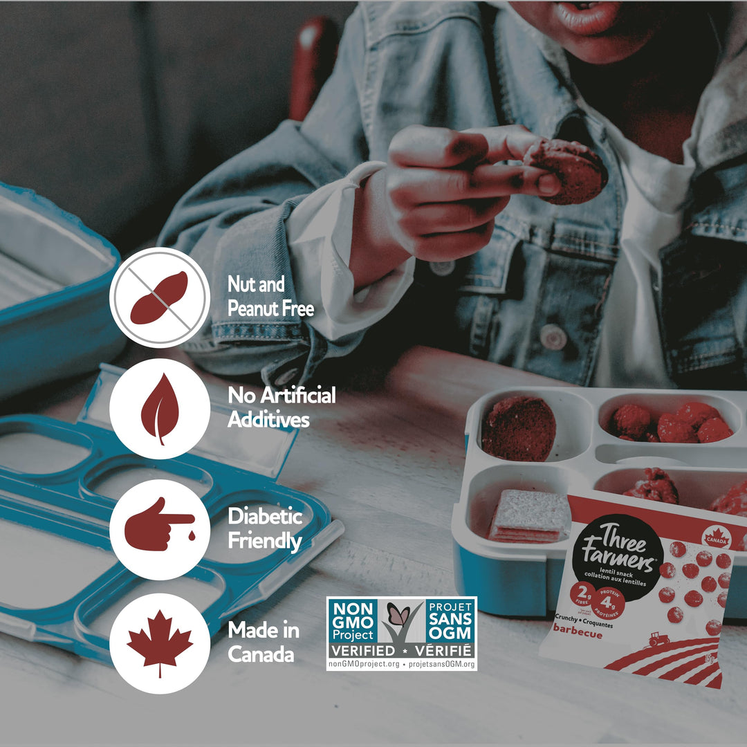 Three Farmers – Healthy Snack Packs – Sweet Chili/Dill Pickle/BBQ – 18 Pack