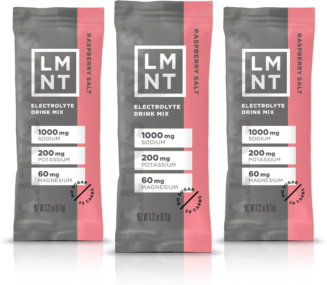 LMNT – Electrolytes – Raspberry Salt – 30 Pack