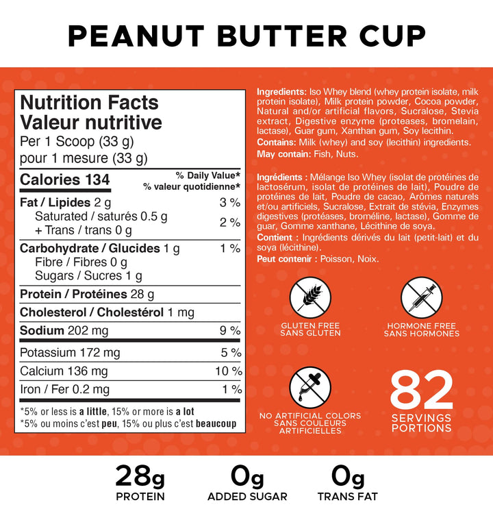 Revolution Nutrition – Iso Whey – Chocolate Peanut Butter Cup – 6 lb