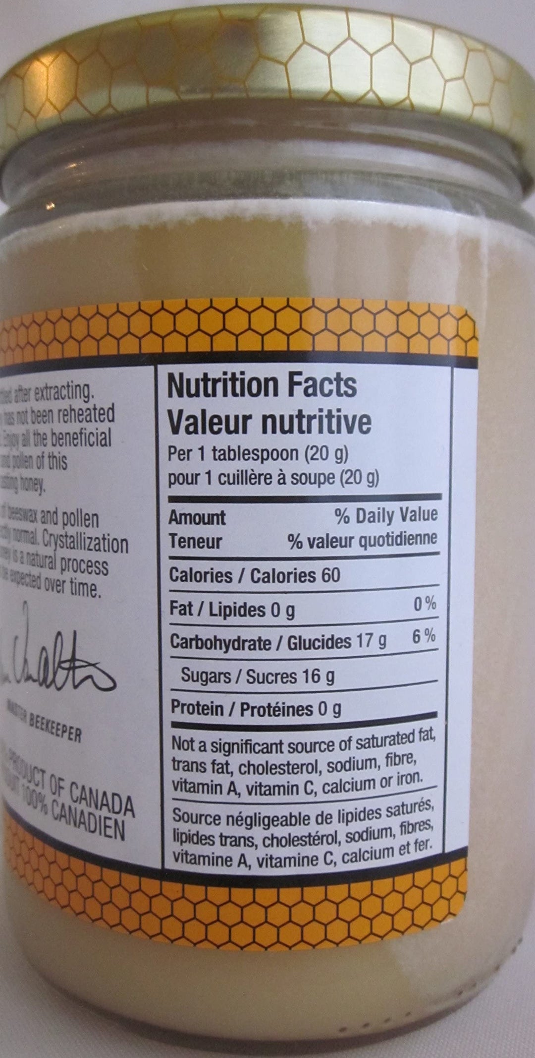 Dutchman’s Gold – Raw Canadian Honey – Unfiltered & Unpasteurized – 3kg