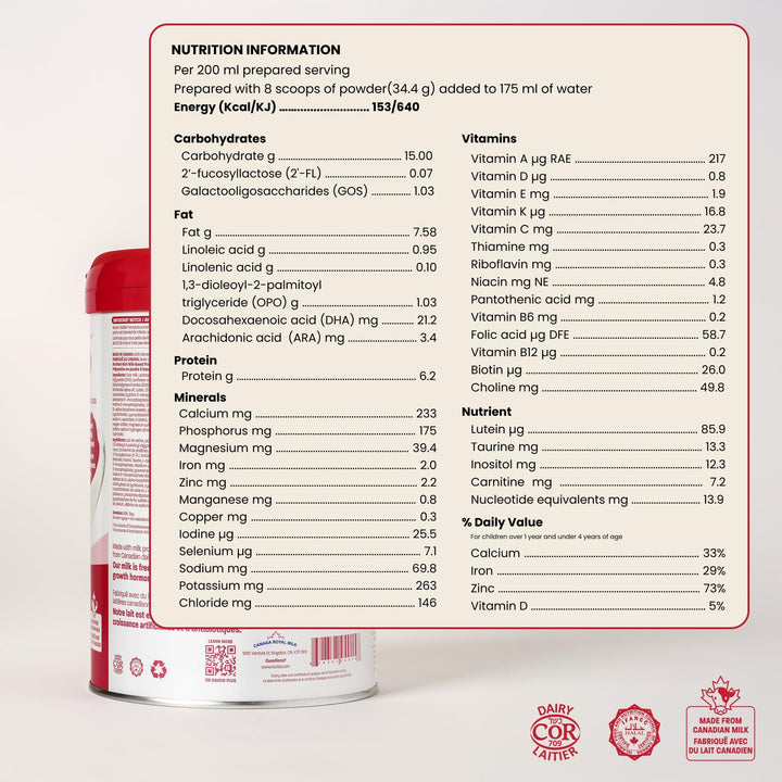 NIURISS – Toddler Formula – 27 Micronutrients – 900g – Kosher/Halal