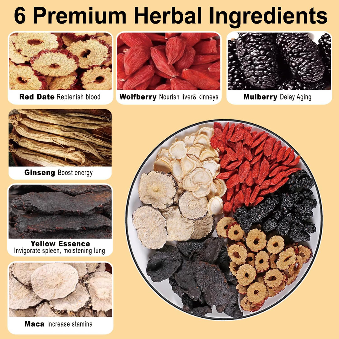 Ginseng Five Treasures – Kidney Tea – Herbal Detox Tea – 2 Pack (50 pcs)