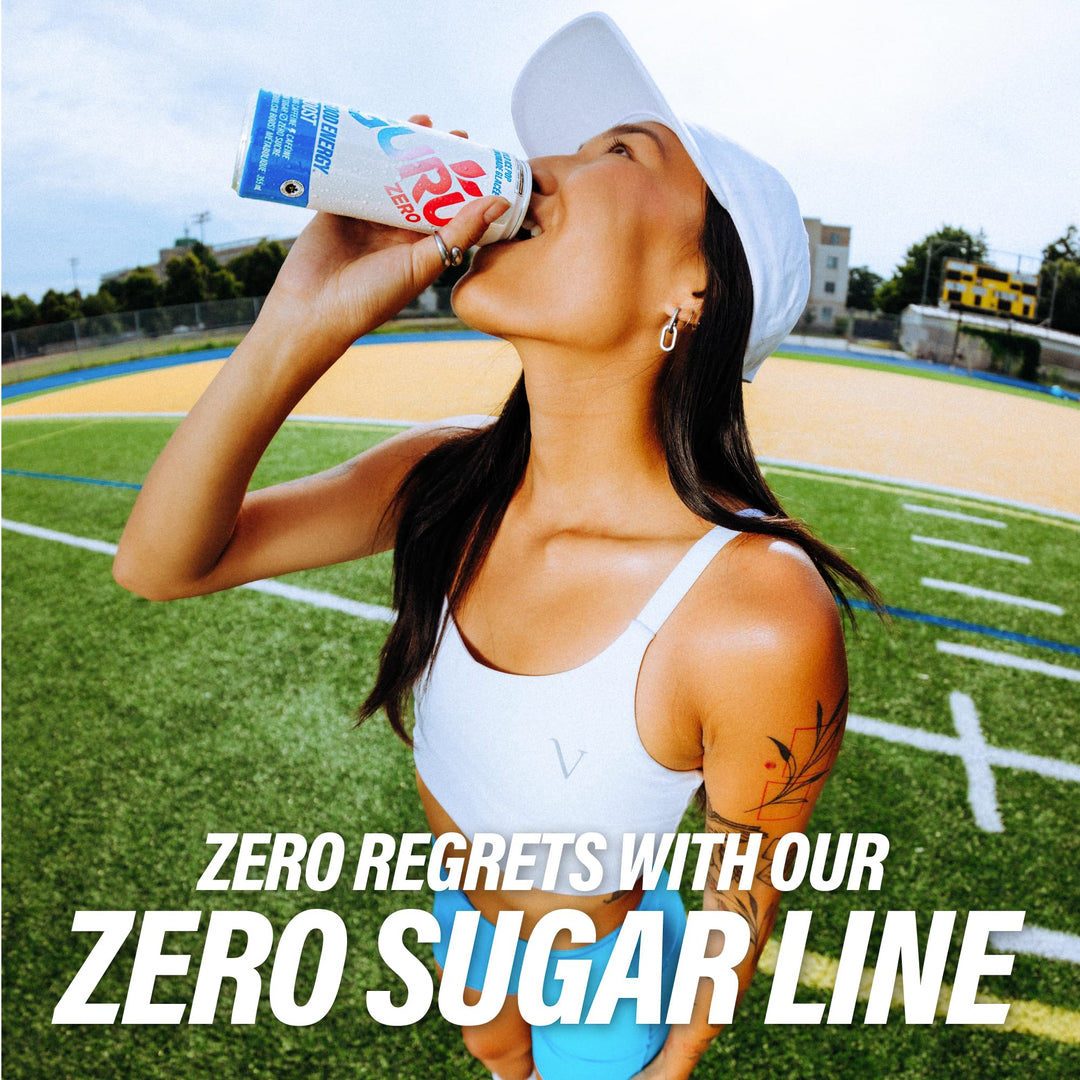 GURU – Zero Sugar Organic Energy Drink – Variety Pack – 355mL, 12 Pack