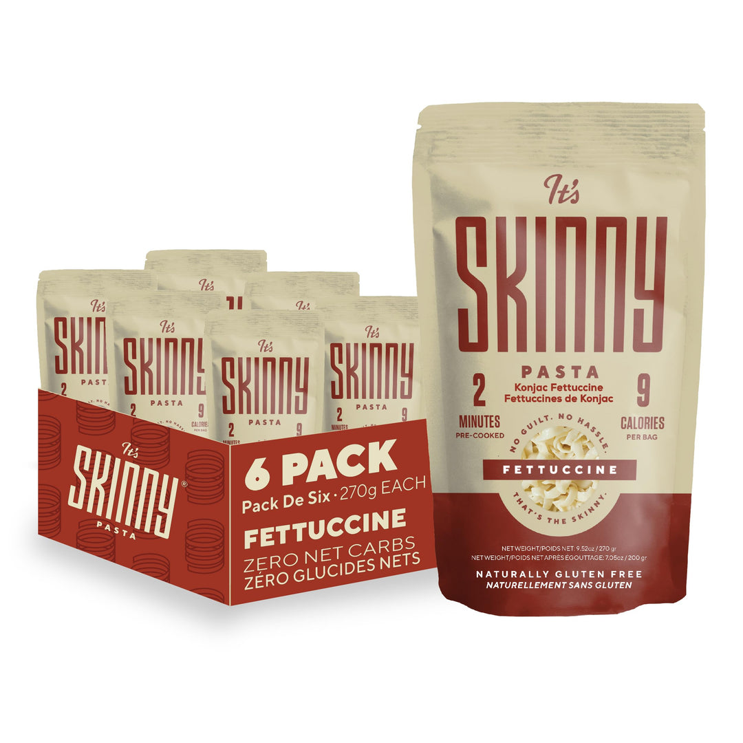 It’s Skinny – Low Carb Pasta – Fettuccine – 6 Pack – Keto-Friendly