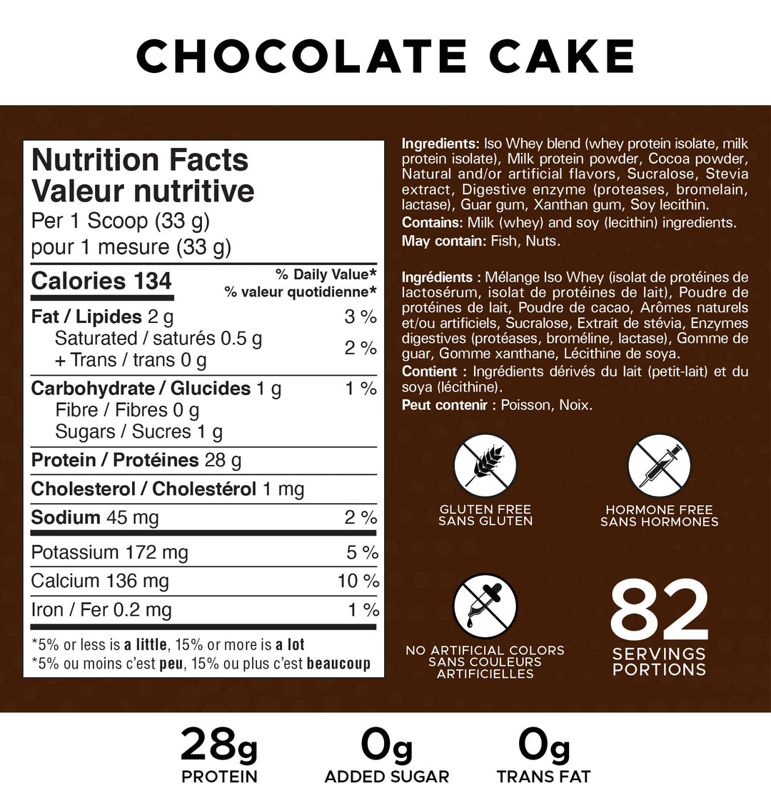 Revolution Nutrition – Iso Whey – Chocolate Cake – 6 lb