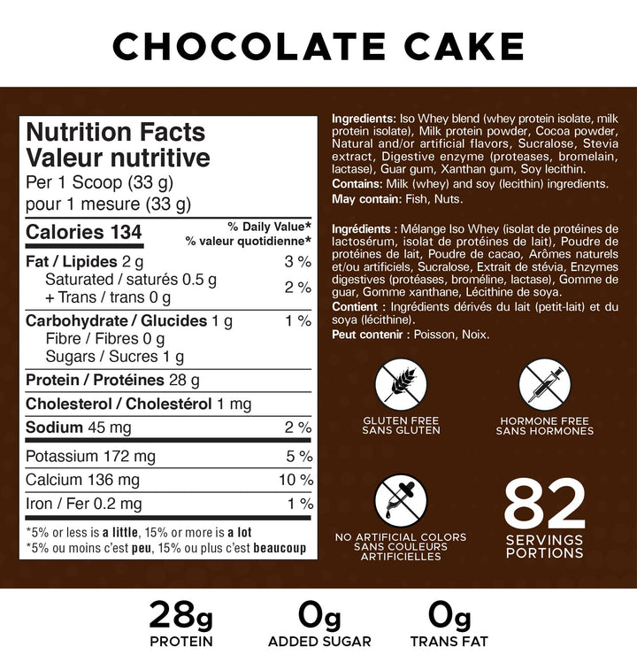 Revolution Nutrition – Iso Whey – Chocolate Cake – 6 lb