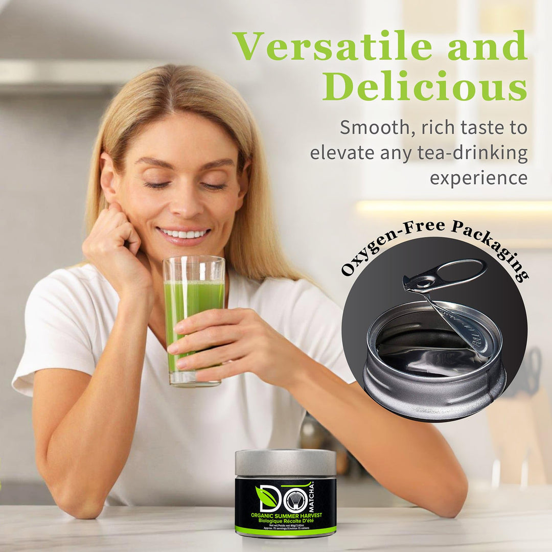 DoMatcha – Matcha Powder – Organic Summer Harvest – 80g Tin