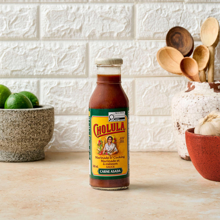 Cholula Carne Asada Marinade & Cooking Sauce - 2 x 340mL - Canadian Distribution - Ships Free Within Canada on Orders Above CAD $199