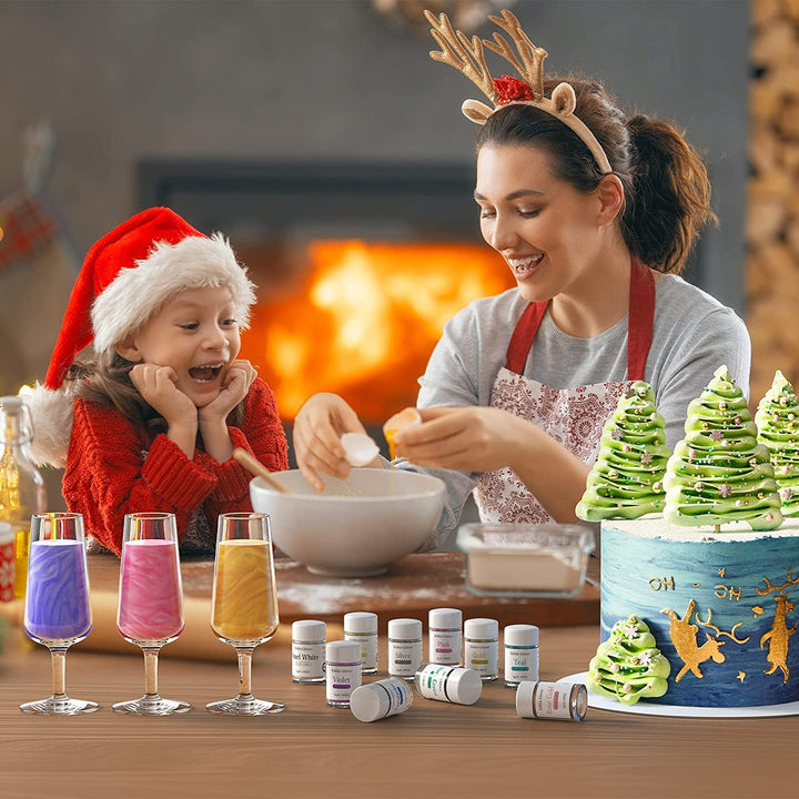 Nomeca – Edible Glitter – 10 Colours – 5g Each – Food grade shimmer