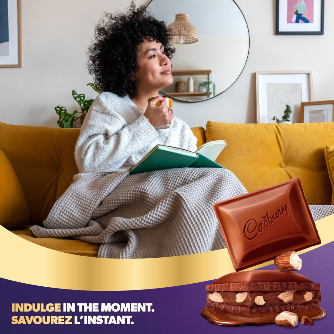 Cadbury Dairy Milk Almond Creme 2 x 105g Chocolate Bar - Canadian Distribution - Ships Free Within Canada on Orders Above CAD $199