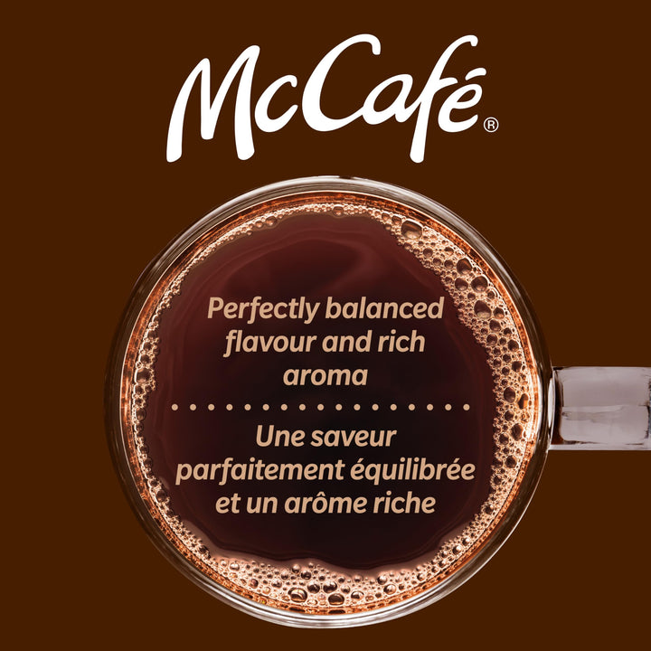 McCafé Premium Medium Dark Roast Decaf Ground Coffee, 6 x 300g - Canadian Distribution - Ships Free Within Canada on Orders Above CAD $199