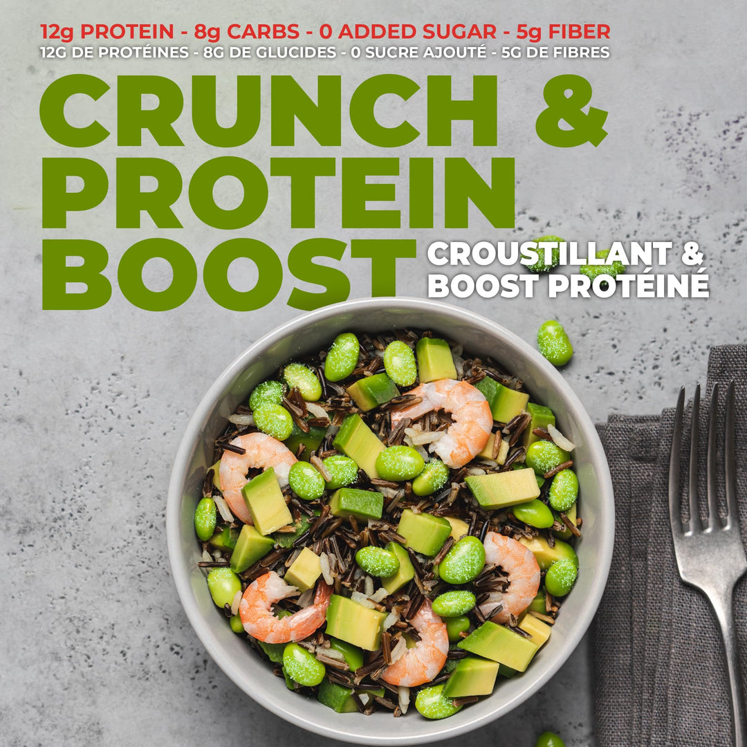 Zest Delites – Edamame Snack – Sea Salt / Sriracha / Buffalo – 26 g × 24 Packs