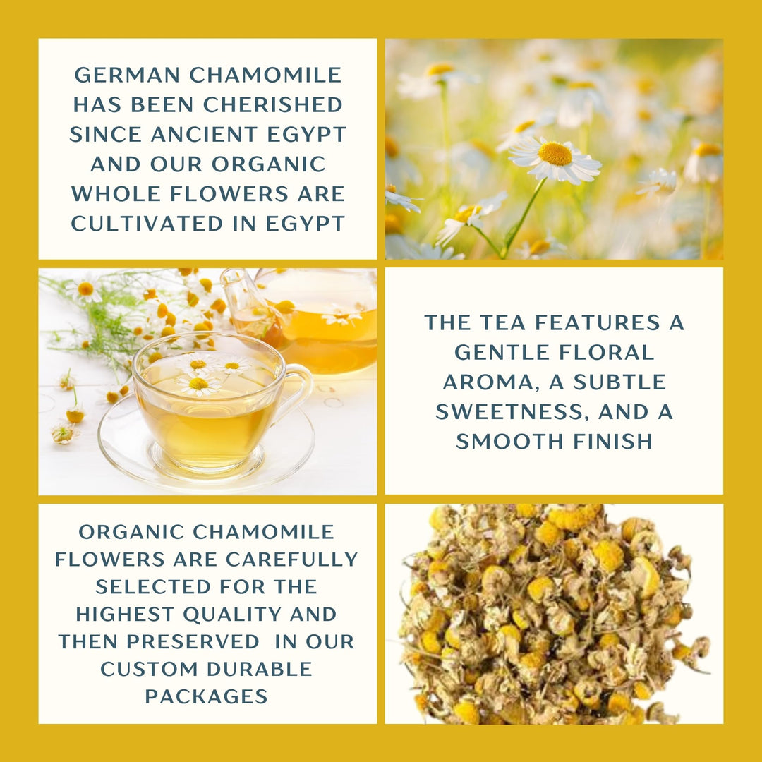 Dragonfly Herbs – Chamomile Tea – Organic Whole Flowers – 250g