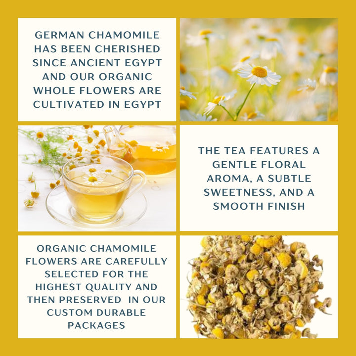 Dragonfly Herbs – Chamomile Tea – Organic Whole Flowers – 250g