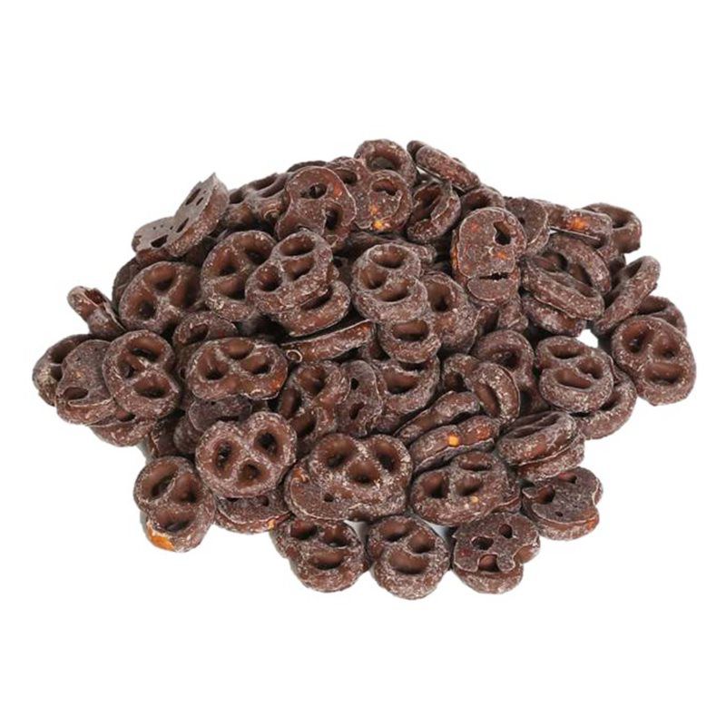 Micro Mini Chocolate Covered Pretzels Candy Toppings | TR Toppers P234-100 | Premium Dessert Toppings, Mix-Ins and Inclusions | Canadian Distribution