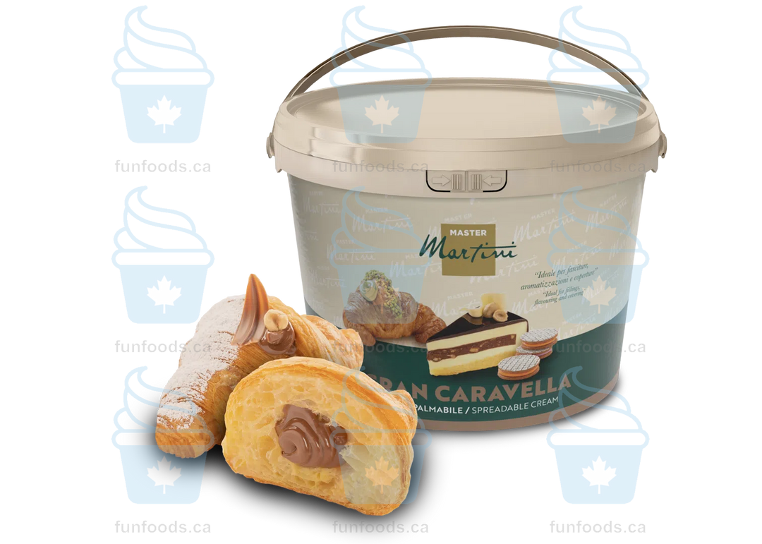 Smooth Hazelnut Filling - 5 KG Bucket - Canadian Distributor