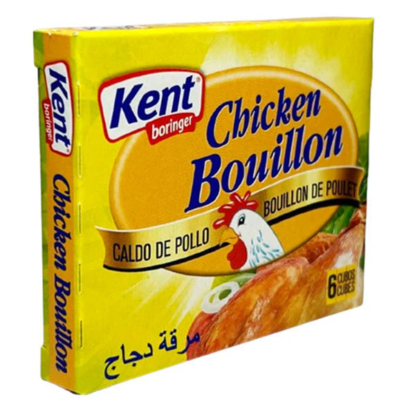 KENT BORINGER - CHICKEN FLAVORED CUBE BOUILLON 96X6X10 GR