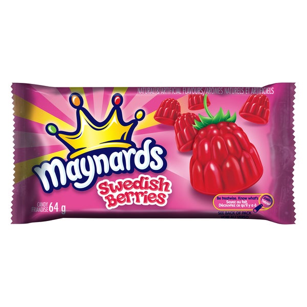 Swedish Berries - 72 × 64 g - Maynards - Canadian Distribution
