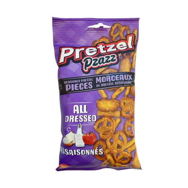 All Dressed - 48 × 56 g - Pretzel Pzazz - Canadian Distribution