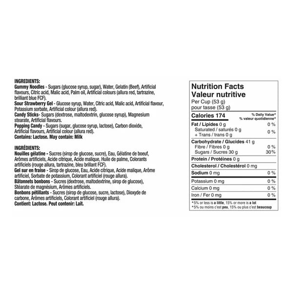 Fruity Fusion - 48 × 53 g - Rainbow Ramen Blast - Distribution canadienne - Livraison gratuite au Canada pour les commandes de plus de 199 $ CA