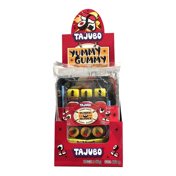 Sushi Gummy Tray - 40 × 46 g - Tajubo - Canadian Distribution