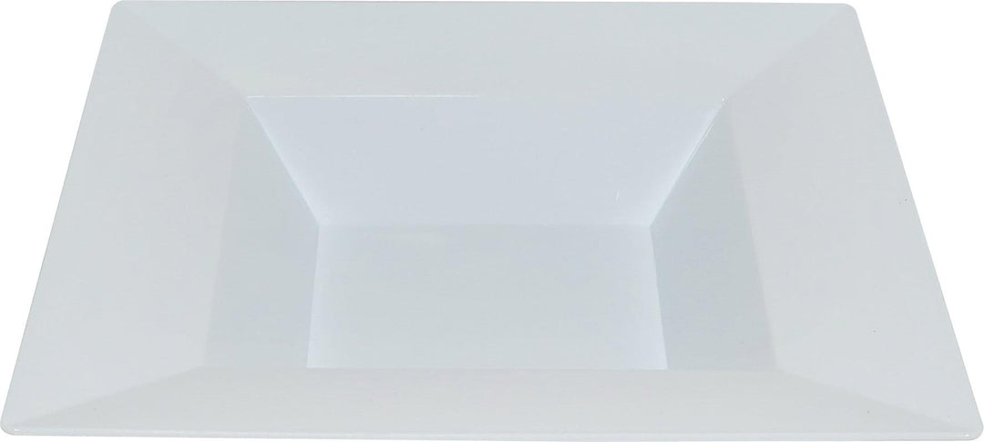 CLR - 8.5" Square Plastic Bowl - White / SB85