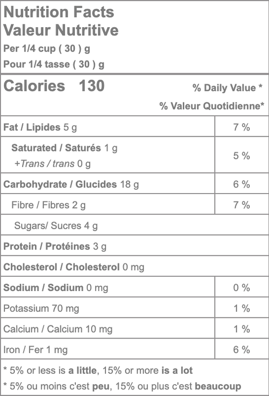 Céréales épaisses aux amandes et au chocolat noir - 6,8 kg (15 lb) - Distribution canadienne - Livraison gratuite au Canada pour les commandes de plus de 199 $ CA