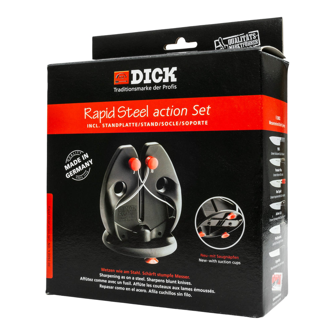 Friedrich D - Knife Sharpener - Rapid Steel Action Set - Restaurant Equipment and Smallwares - Canadian Distribution