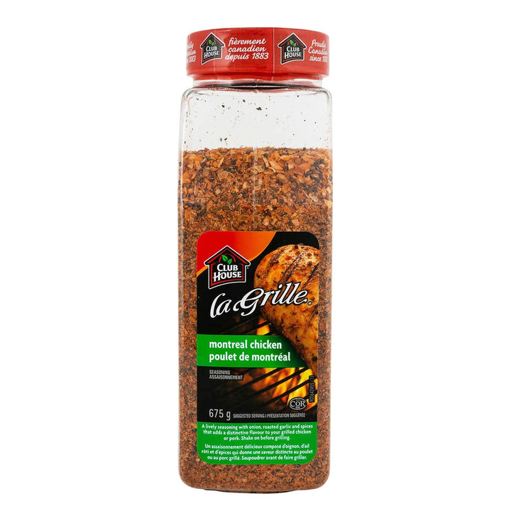 Club House Montreal Chicken Spice - 4 x 675 g - Grocery and Food Items - Canadian Distribution