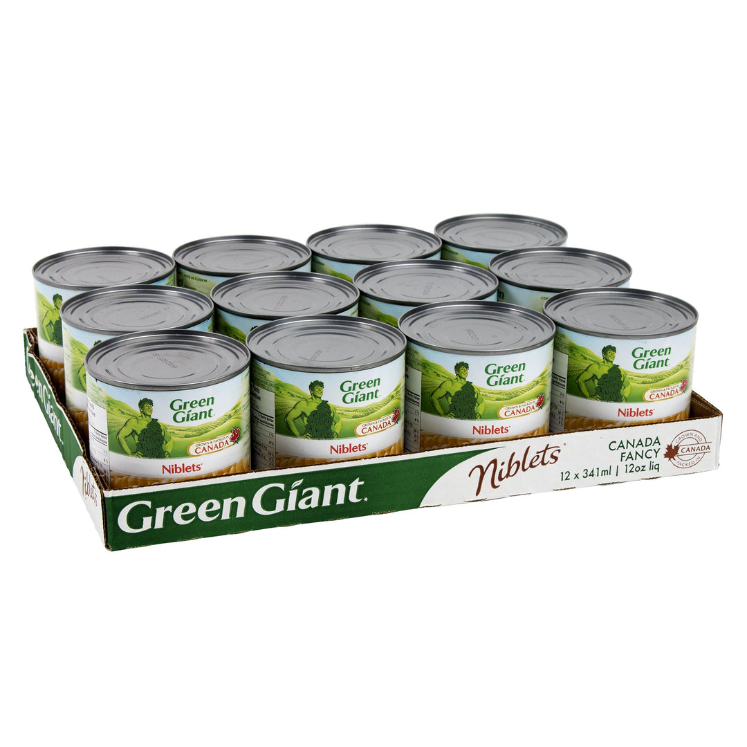 Green Giant Niblets Whole Kernel Corn - 48 × 341 mL - Grocery and Food Items - Canadian Distribution - Ships Free Within Canada on Orders Above CAD $199