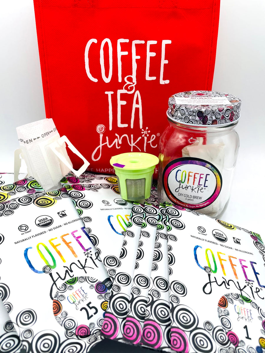 Coffee Junkie – Pour Over Coffee Advent Calendar – Assorted – 24 Servings – Organic roasted