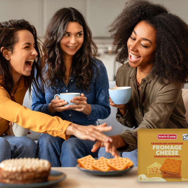 Krack-O-Pop Cheese Sandwich Crackers – 2 x 156g Box - Canadian Distribution - Ships Free Within Canada on Orders Above CAD $199