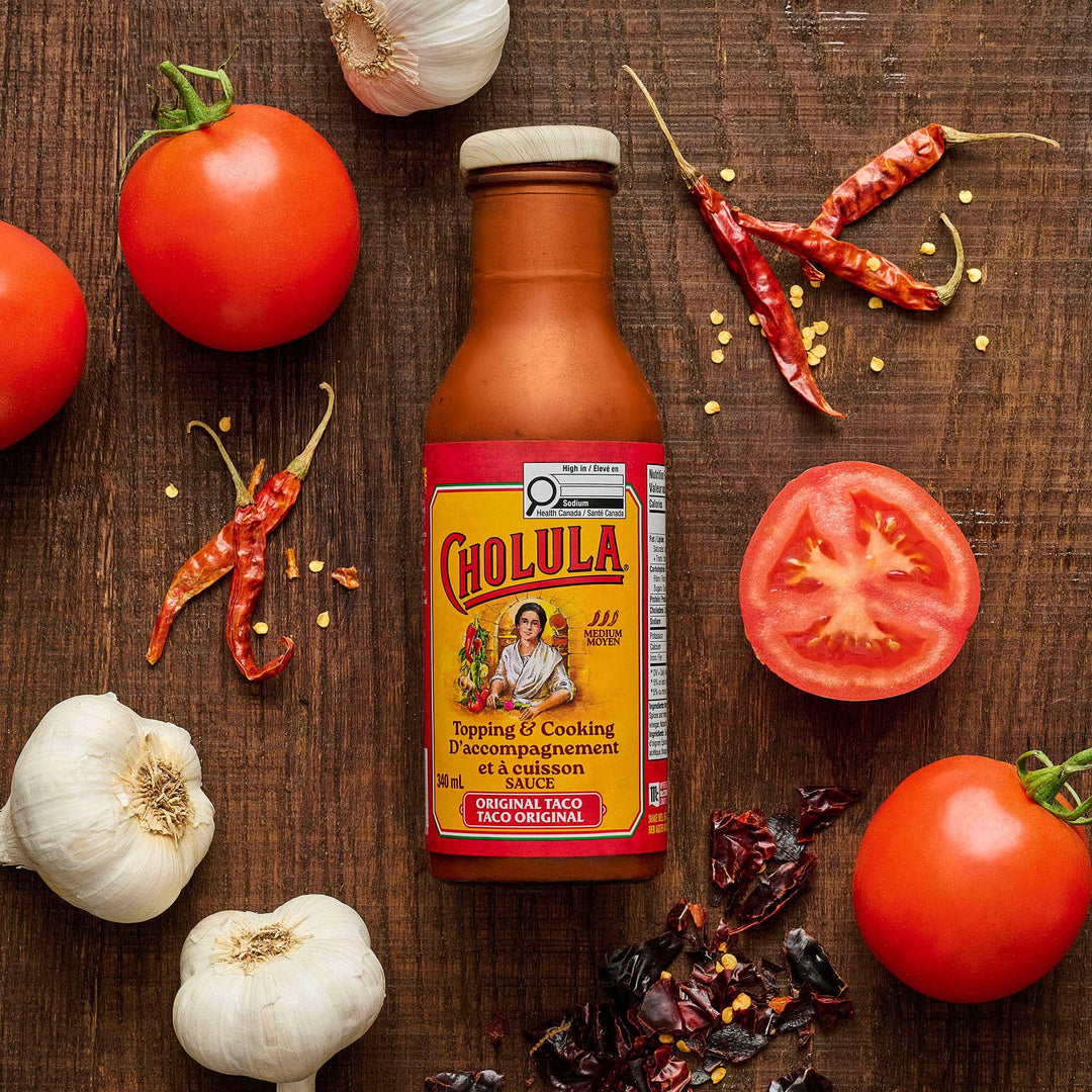 Cholula Original Taco Topping & Cooking Sauce – 2 x 340mL - Canadian Distribution - Ships Free Within Canada on Orders Above CAD $199