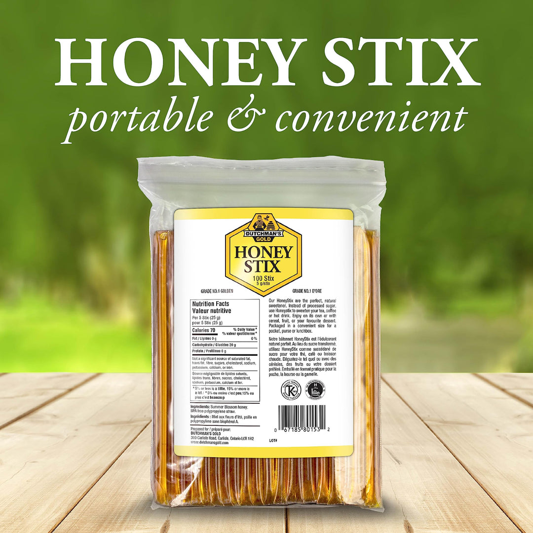 Dutchman’s Gold – Honey Stix – Canadian Honey Sticks – 100 × 5 g