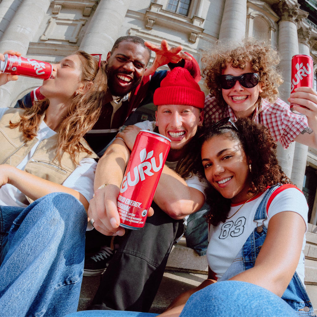 GURU – Original Organic Energy Drink – 355mL – 24 Pack