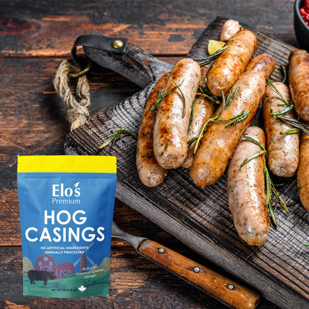 Elo’s Premium – Natural Hog Casing – Standard – 227g – Made in Canada