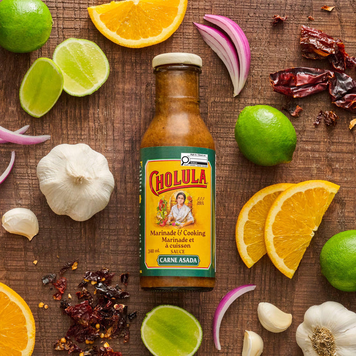 Cholula Carne Asada Marinade & Cooking Sauce - 2 x 340mL - Canadian Distribution - Ships Free Within Canada on Orders Above CAD $199