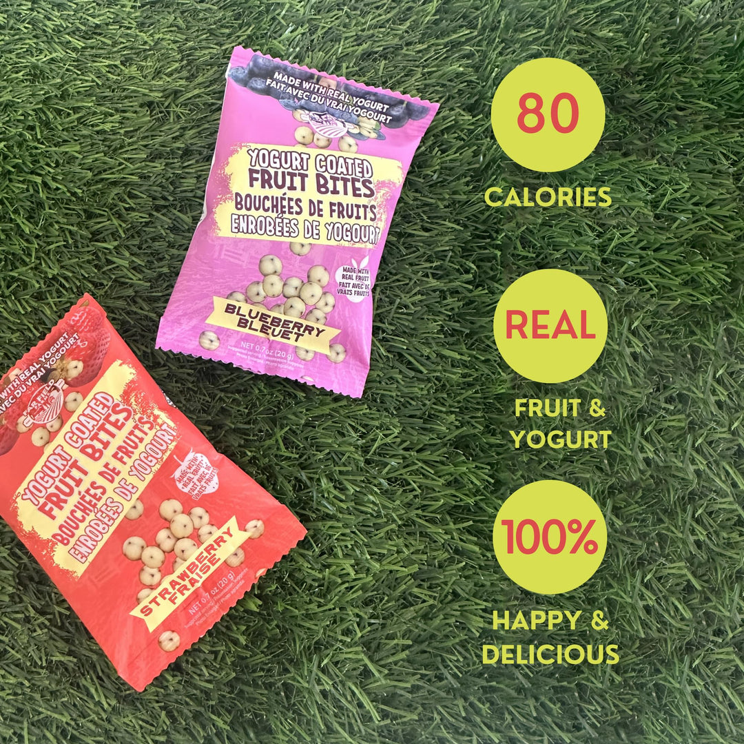 Far Field – Probiotic Yogurt Fruit Bites – Blueberry & Strawberry – 30 Pack / 600g – Real Fruit & Real Yogurt