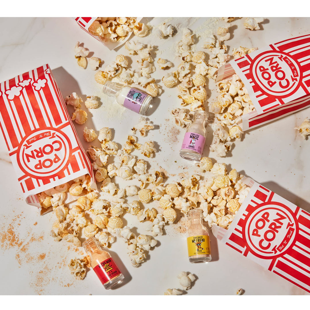 Thoughtfully – Popcorn Seasoning Sampler – 10 Flavours – Pack of 10