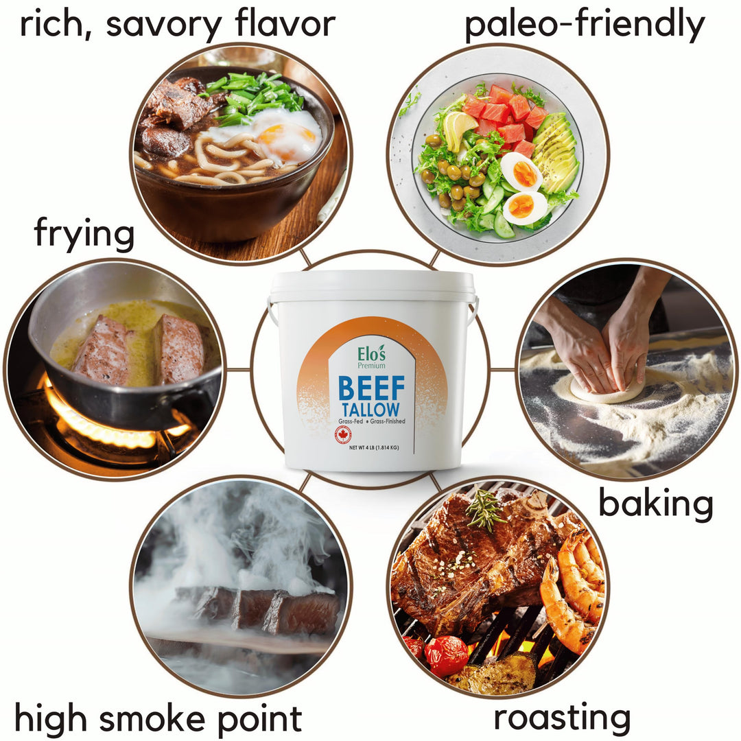 Elo's Premium – Beef Tallow – Product of Canada – 4 lb
